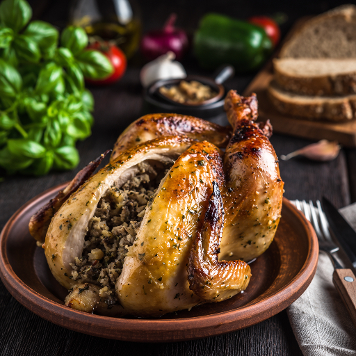 Roast Chicken with Stuffing