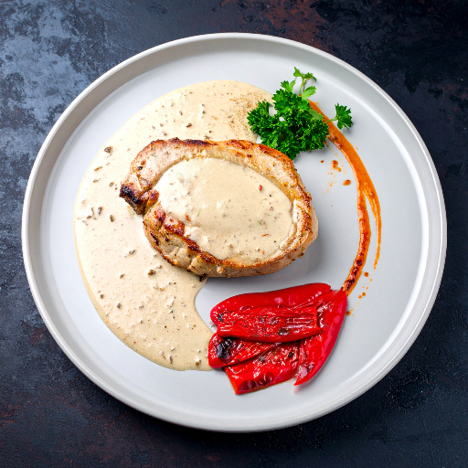 Pork Scaloppine with Romano Peppers