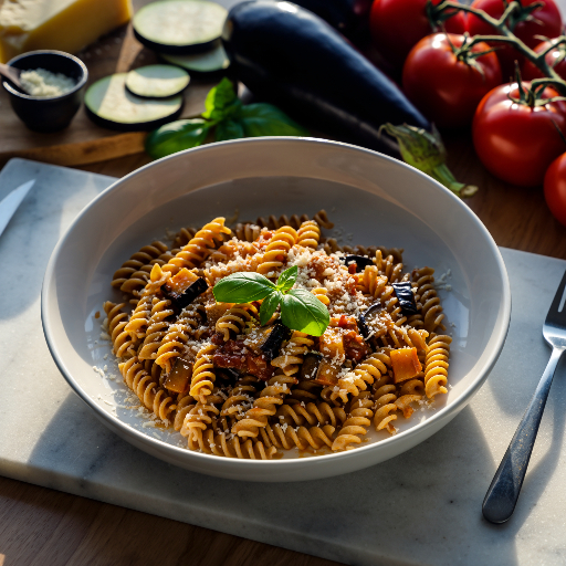 Keto Pasta with Aubergines 