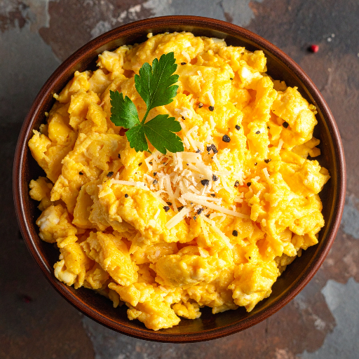 Cheesy Scrambled Eggs