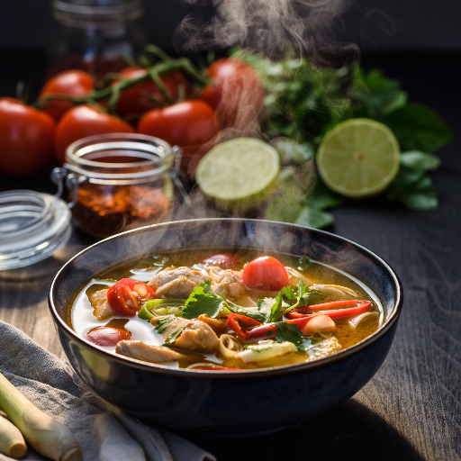 Spicy Thai Chicken Soup